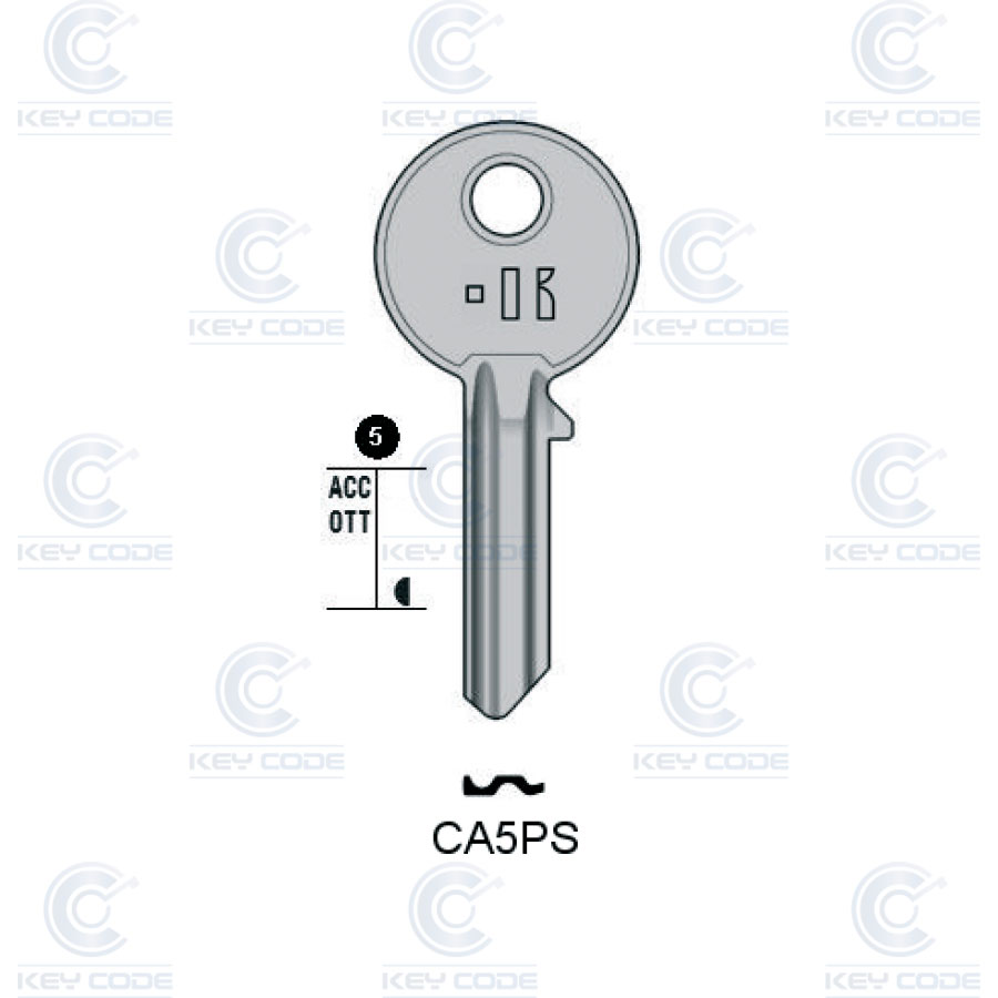 [KL-CA5PS] LLAVE KEYLINE DOM DO220 (DM119, DOM-21D)