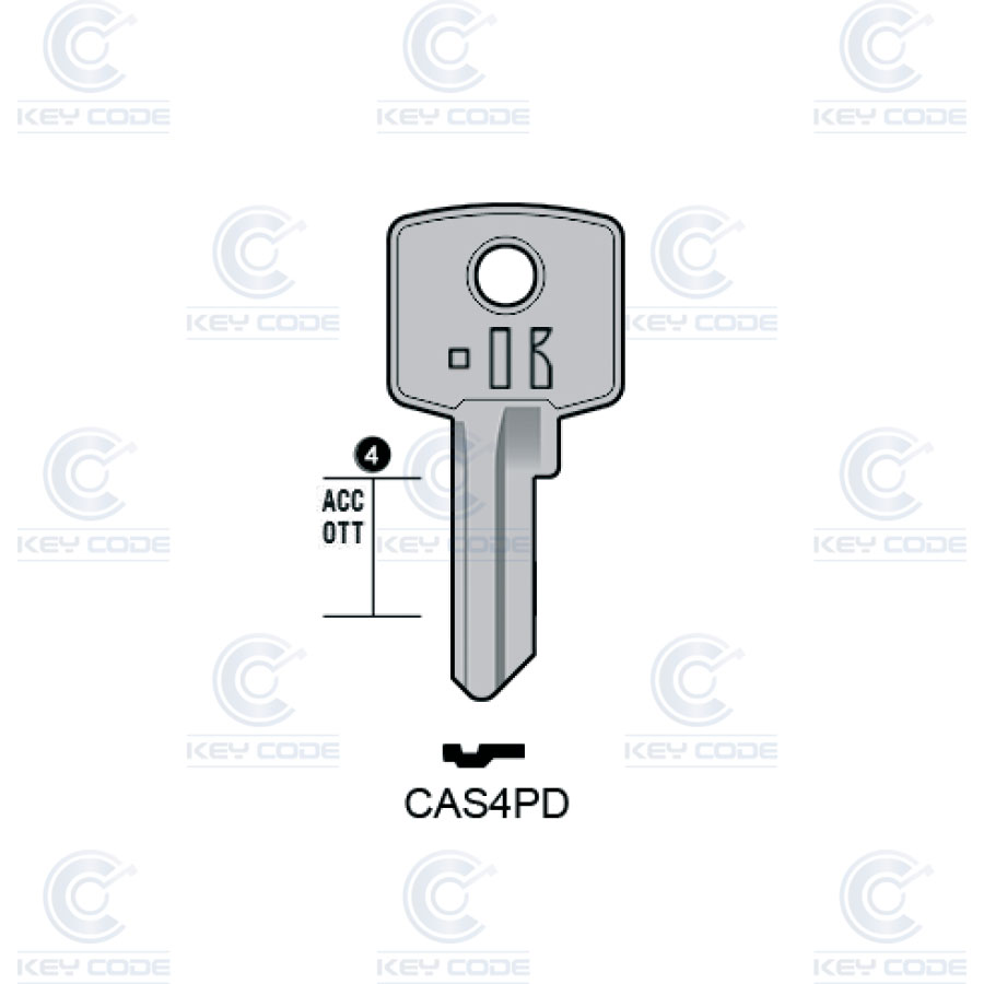 KEYLINE KEY CAS-CISMA CAS4PD (CIS4, CIS-2)