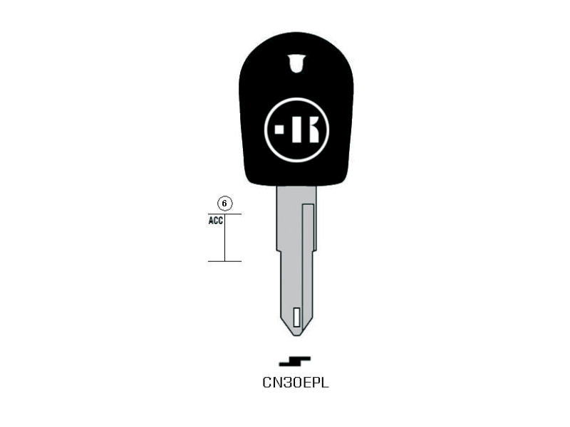 CLÉ KEYLINE RNLT PSA CN30EPL (NE72LP, NE-20P3)