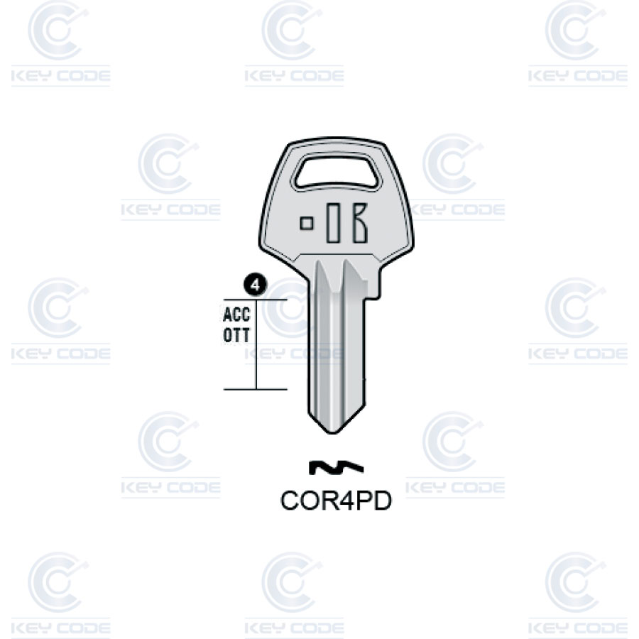 LLAVE KEYLINE CORBIN COR4PD (CB4, COR-30)