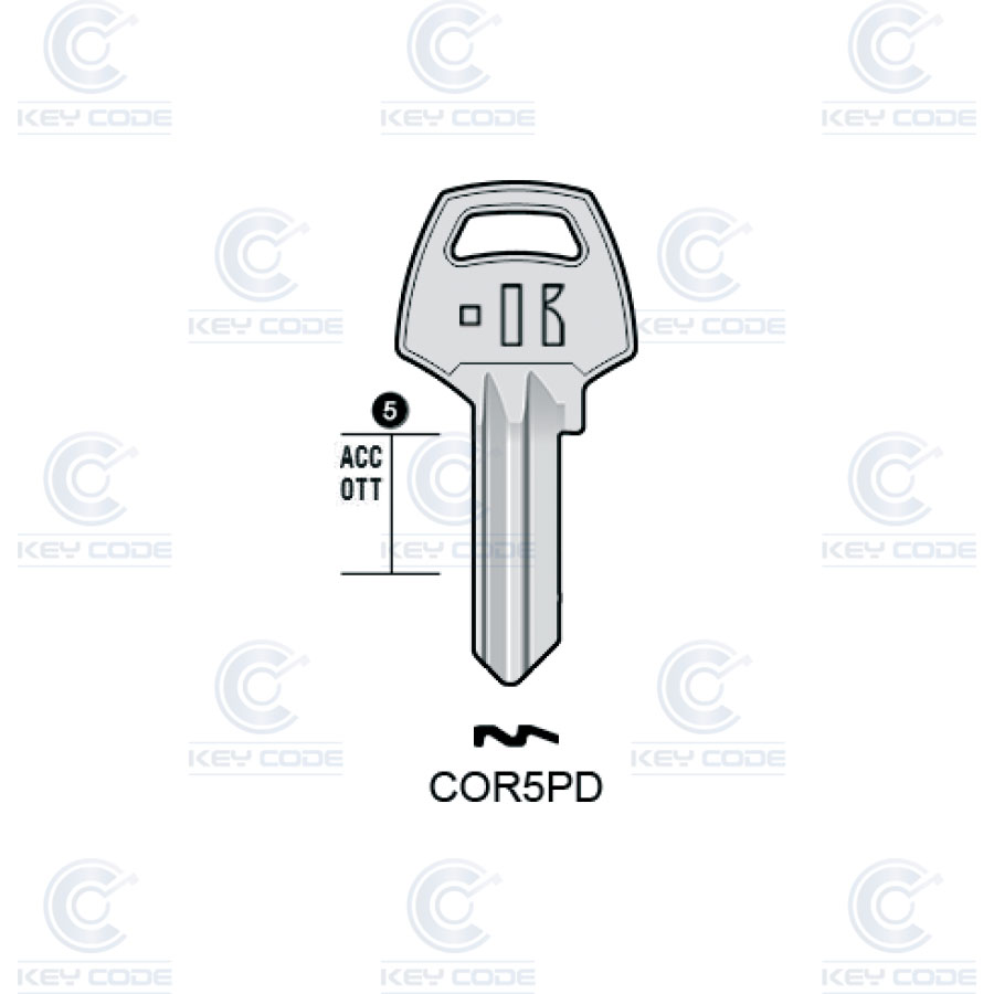 LLAVE KEYLINE COR5PD (CB3, COR-40)