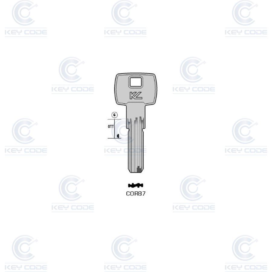 KEYLINE KEY COR87 (CB87, COR-37)