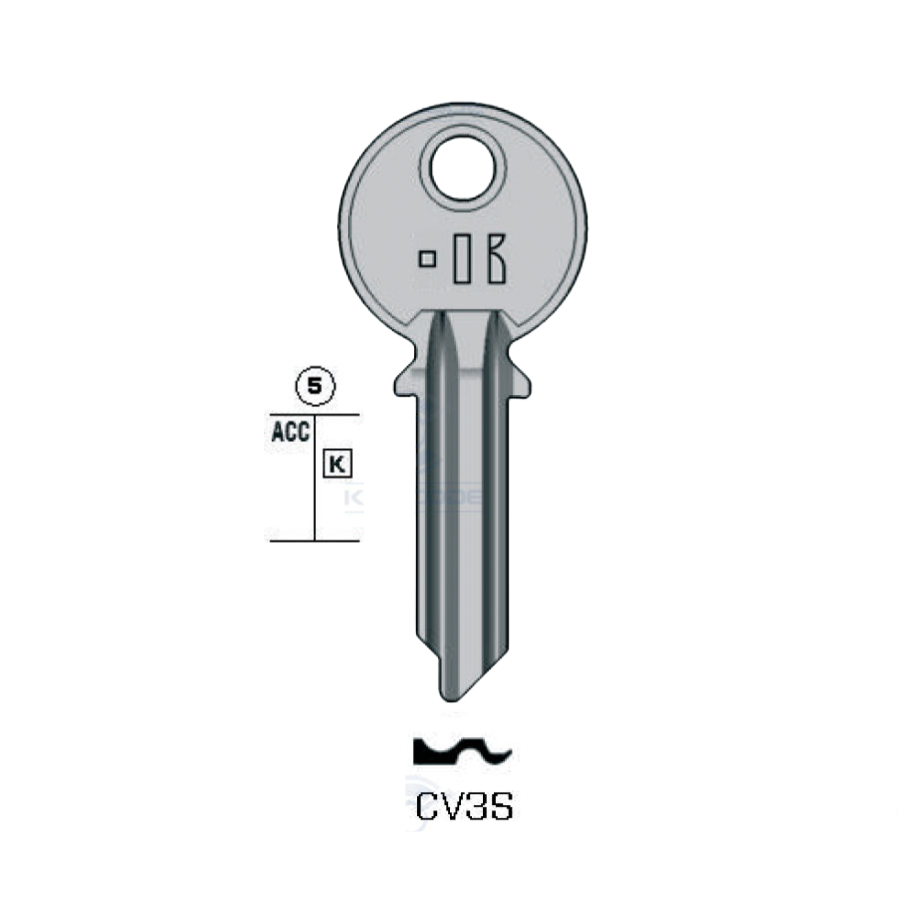 LLAVE KEYLINE CV3S (CVL3R, CVL-5I)