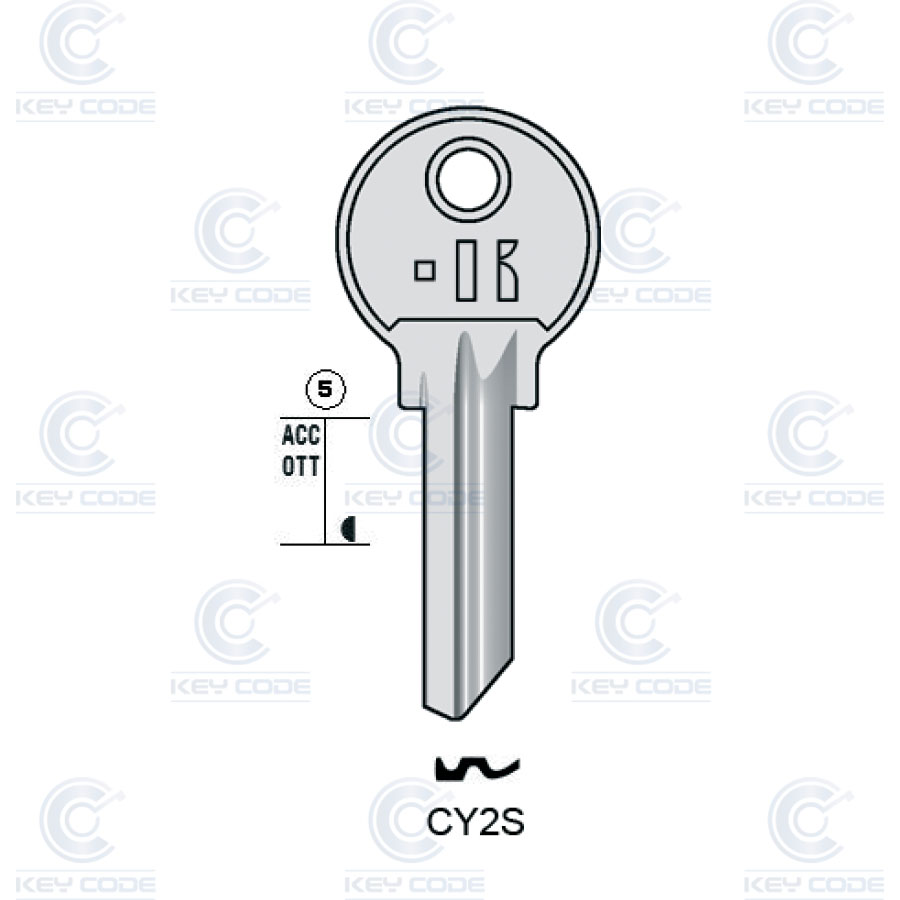 LLAVE KEYLINE CY2S (CA2, CA-4I)