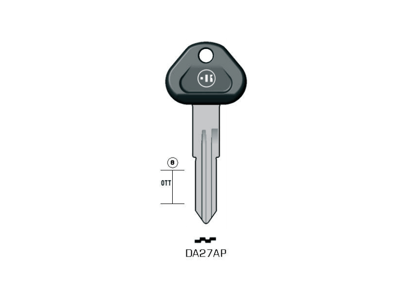LLAVE KEYLINE NISSAN, SUBARU DA27AP (DAT12P, DAT-6P)