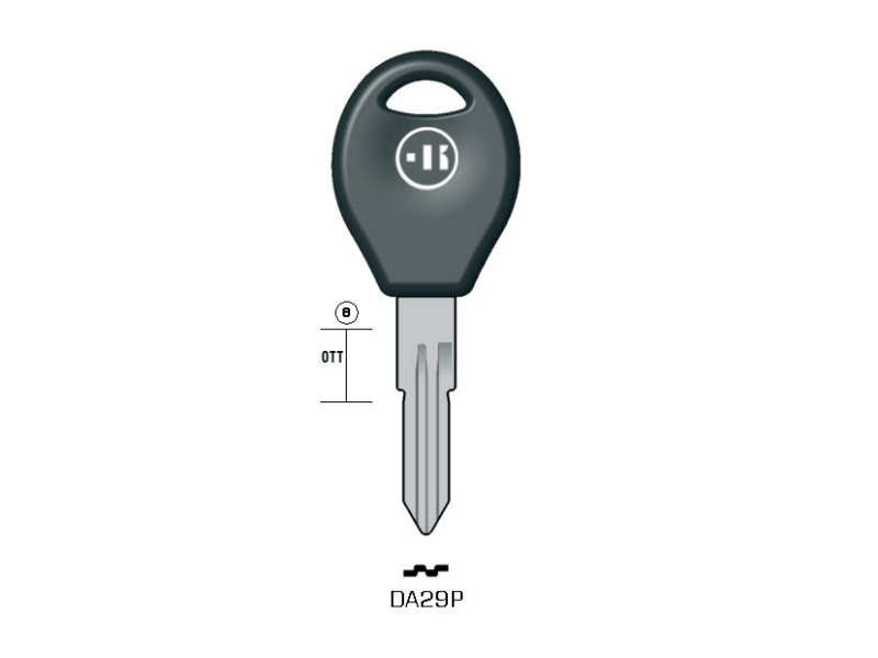 CLÉ KEYLINE DAEWOO, NISSAN DA29P (NSN11BP, DAT-10P)