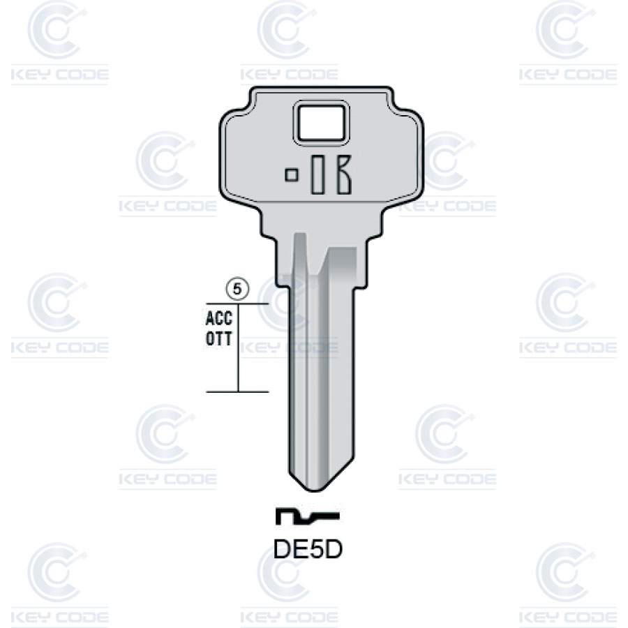 LLAVE KEYLINE DE5D (DX1, DX-5D)