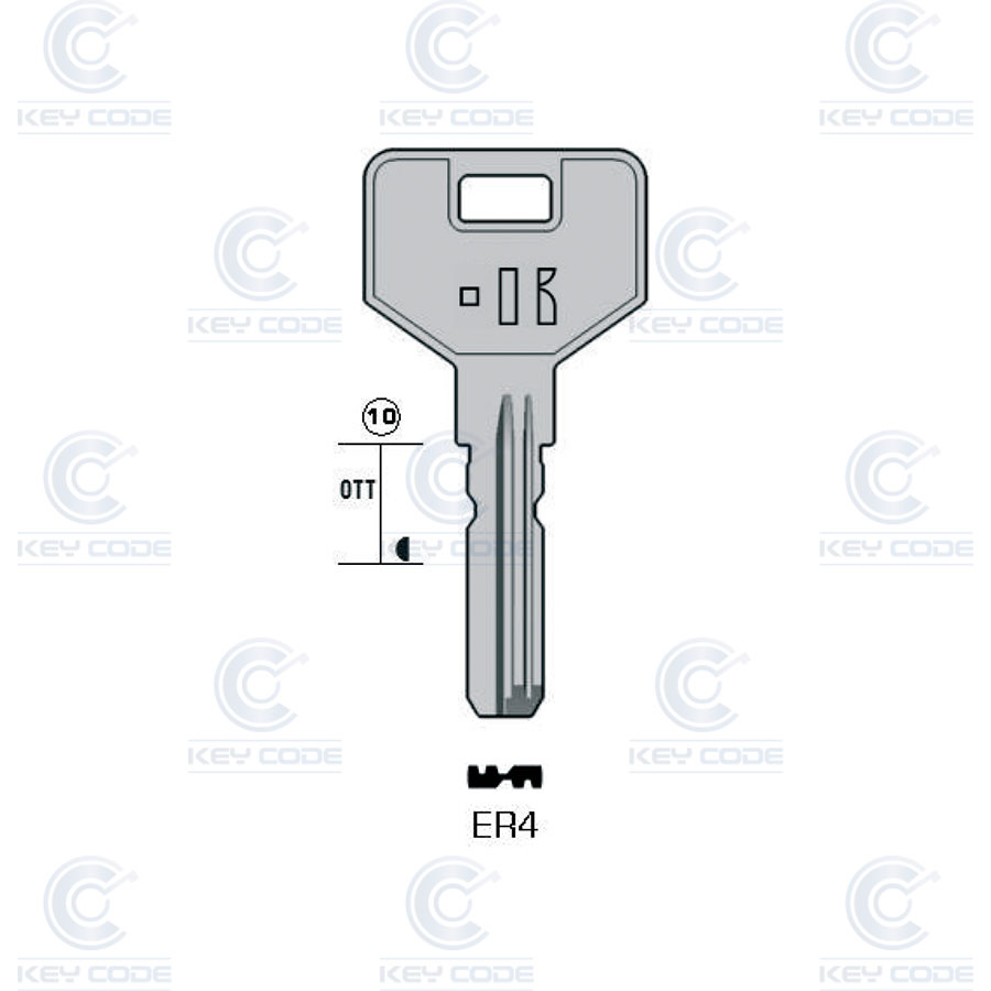 CLÉ KEYLINE ER4 (EZ4X, EZ-DS10E)