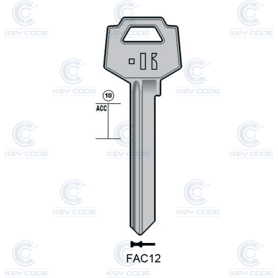 CLÉ KEYLINE FAC12 (FAC-18)