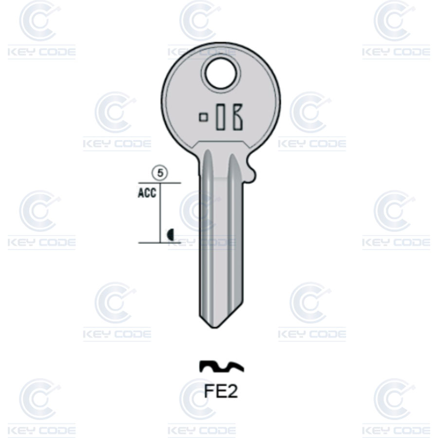 CLÉ KEYLINE FE2 (FEB2, CF-1D)