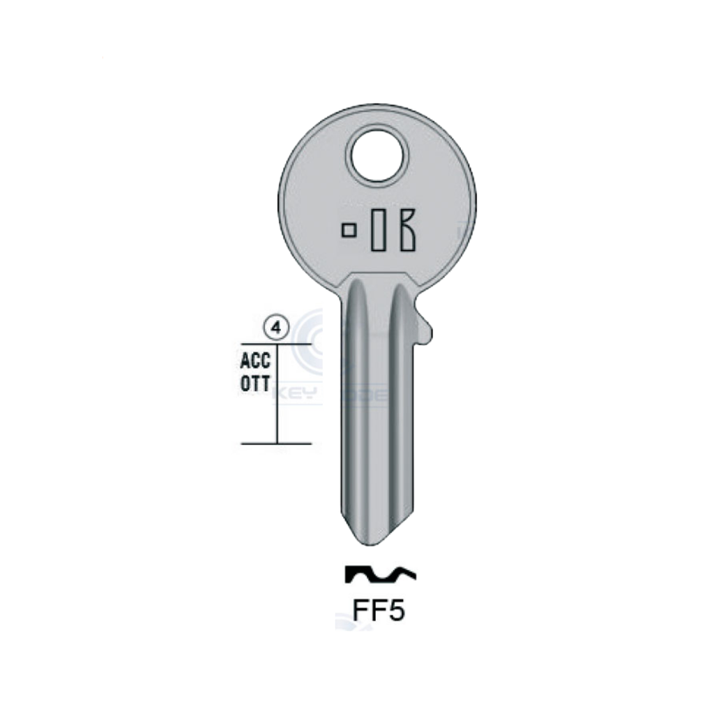 LLAVE KEYLINE FF-FACCHINETTI FF5 (FF2, FF-1D)