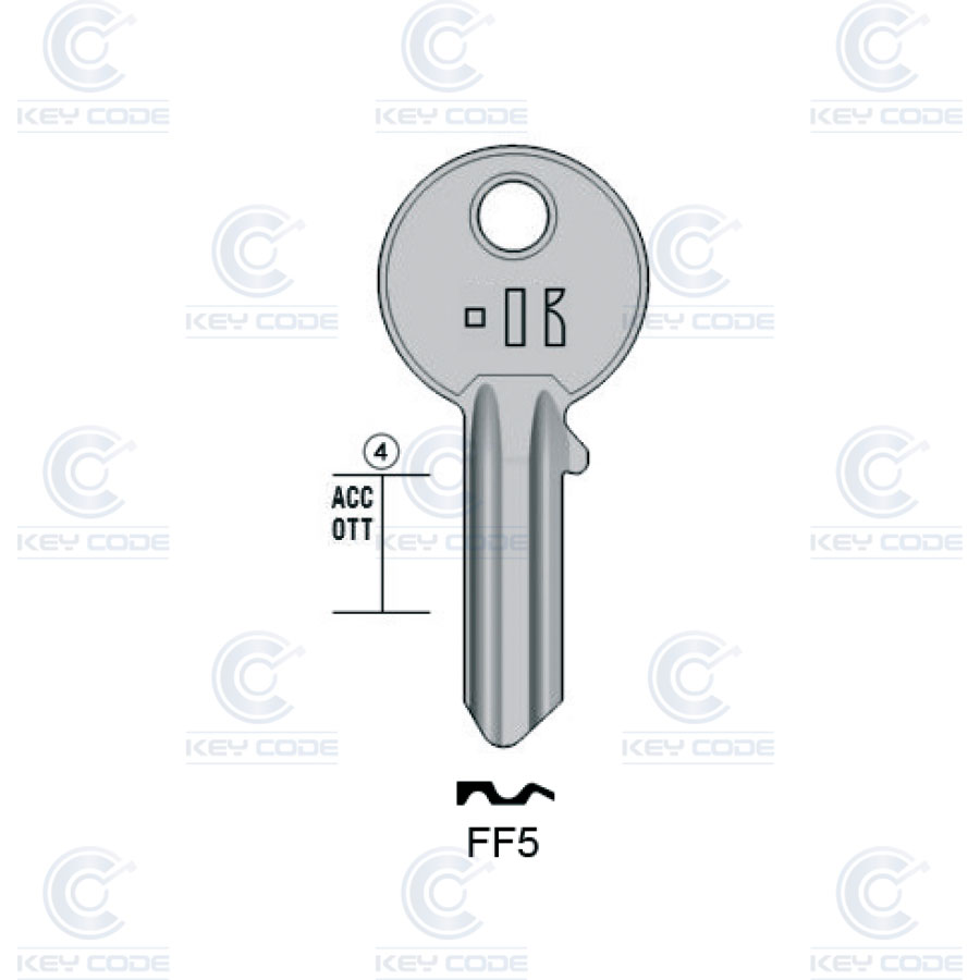 LLAVE KEYLINE FF-FACCHINETTI FF5 (FF2, FF-1D)