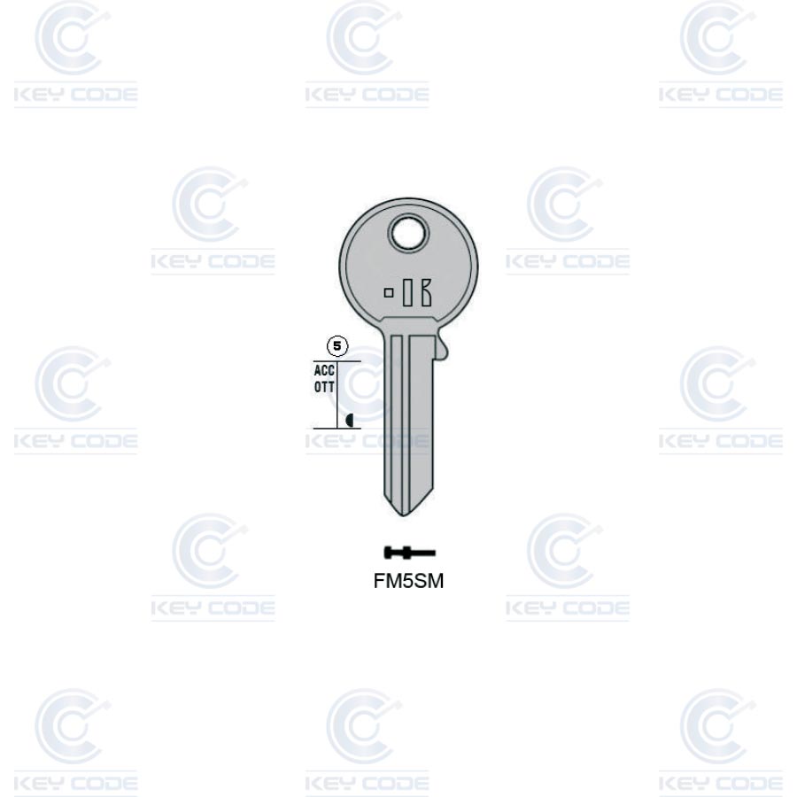 LLAVE KEYLINE DE SERRETA FM5SM (FM090, JV-2)