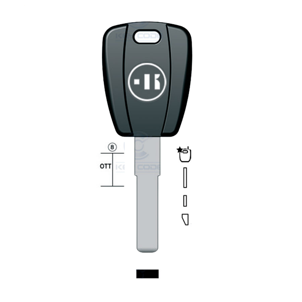 POD KEY KEYLINE FIAT, ALFA ROMEO, IVECO, LANCIA FT22 (SIP22, TP02)