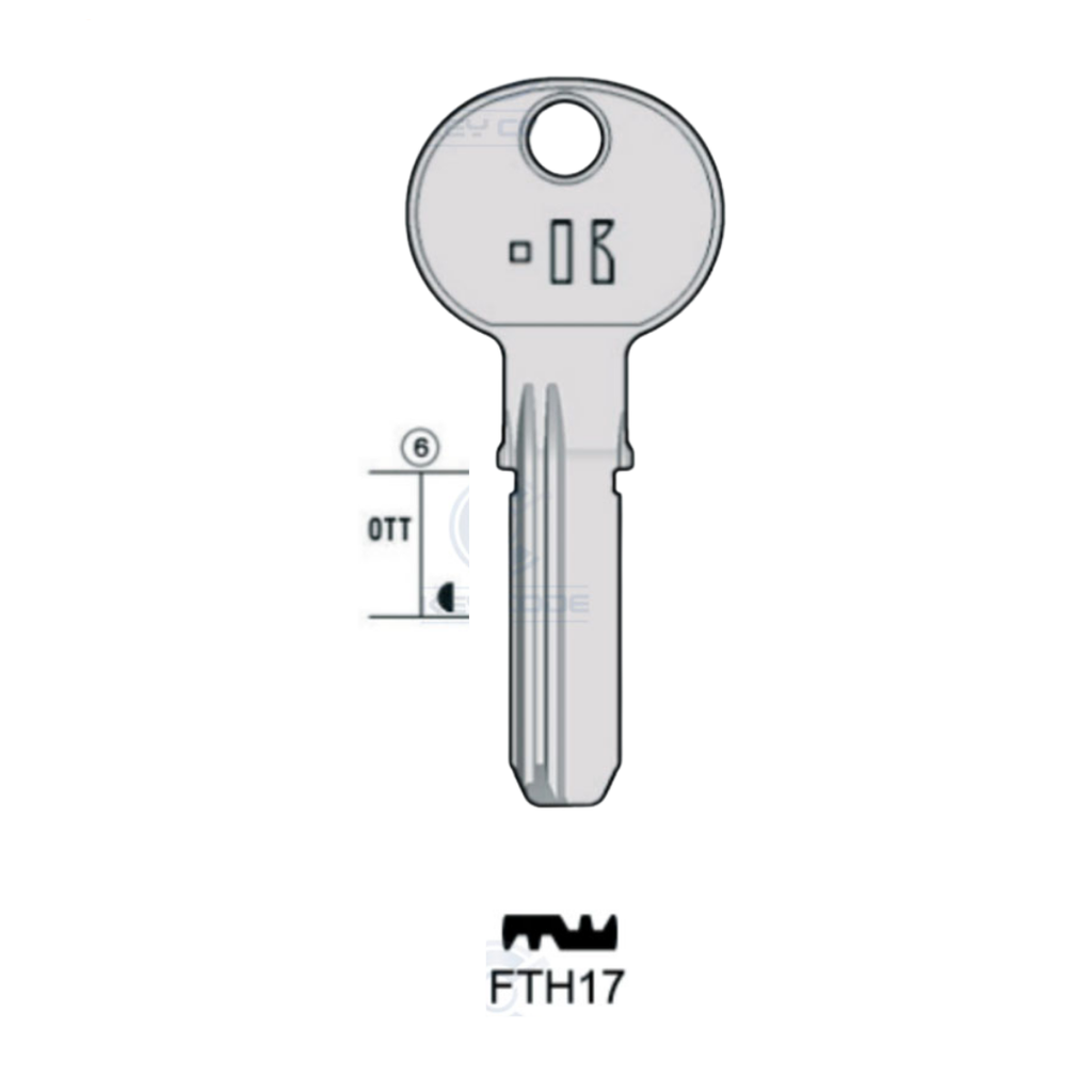 CLÉ KEYLINE FTH FTH17 (FH17R, FTH-16)