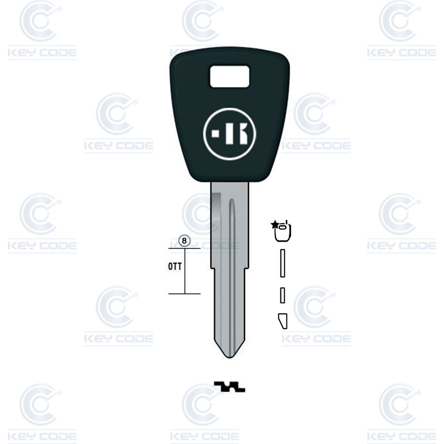 POD KEY HONDA HD90 (HON58R, HOND-21P)