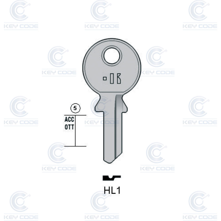 LLAVE KEYLINE HL1 (HW1, HUW-N)