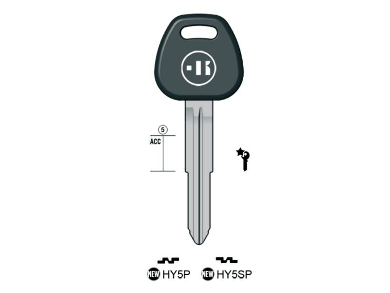 LLAVE KEYLINE HYUNDAI HY5SP (HY5RP, HY-3DP1)