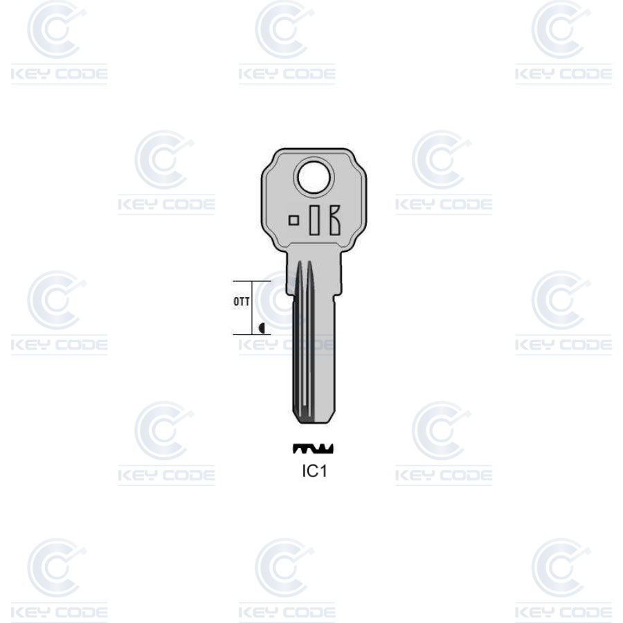 LLAVE DE KEYLINE IC1 (LC14R, LIN19-D)