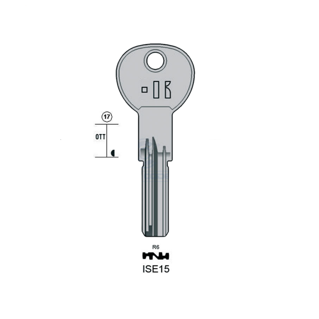 CLÉ KEYLINE ISE15 (IE15, IS-6D)