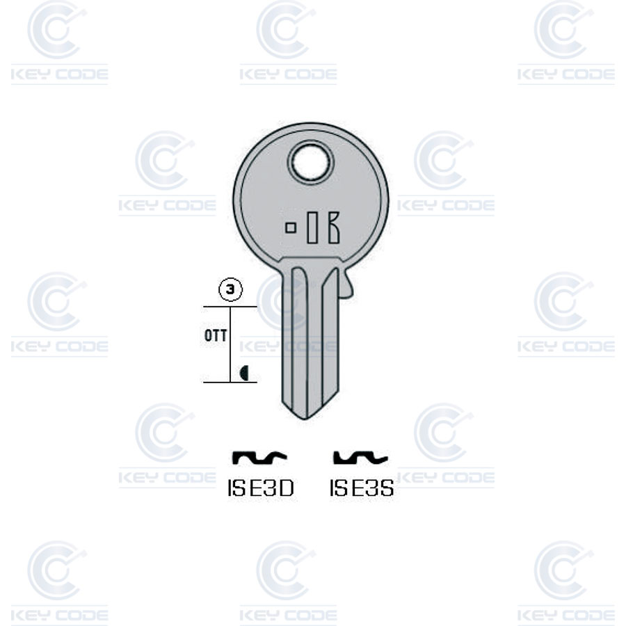CLÉ KEYLINE ISE3D (IE8) 