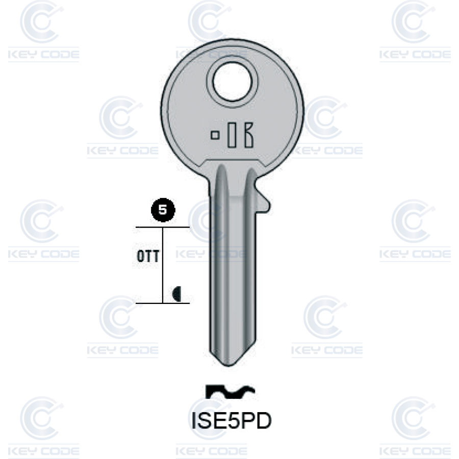 LLAVE KEYLINE ISE5PD (IE3, IS-1D)