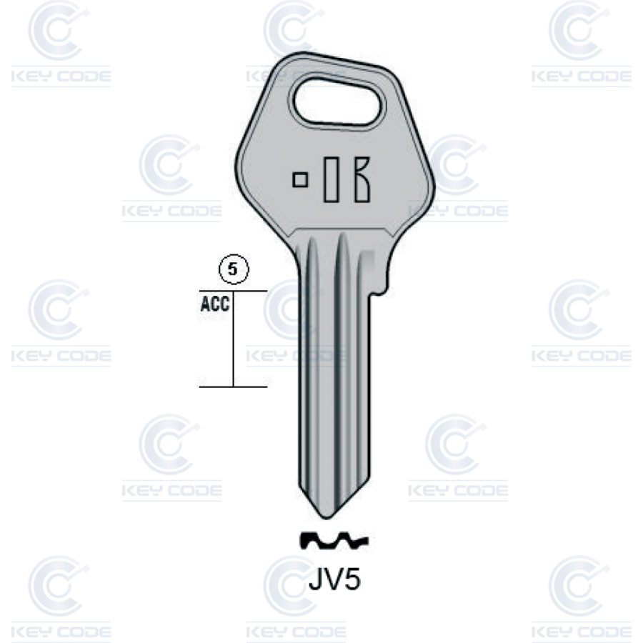 LLAVE KEYLINE JV5 (VL5E, JV-7D)