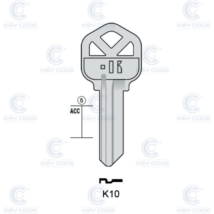 LLAVE KEYLINE K10 (KS1, KWI-1)