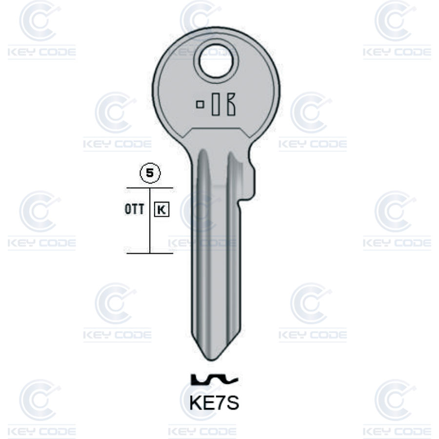LLAVE KEYLINE KE7S (KLE7RX, KAE-8L)