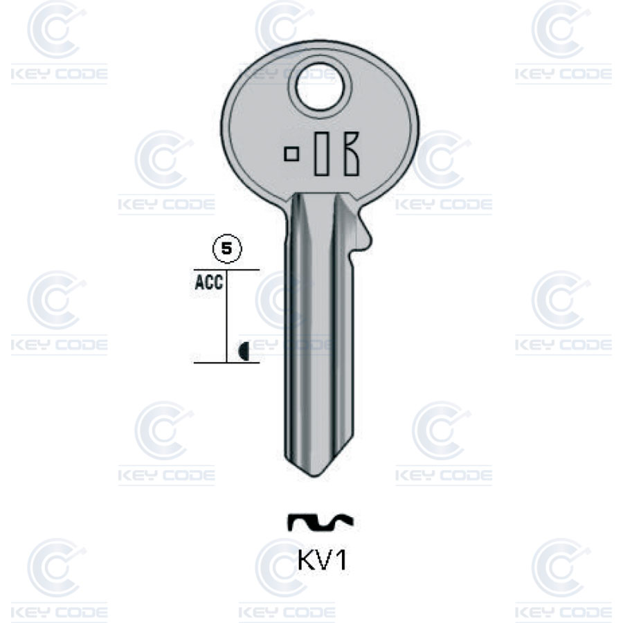 LLAVE KEYLINE KFV KV1 (KF1, KFV-1)