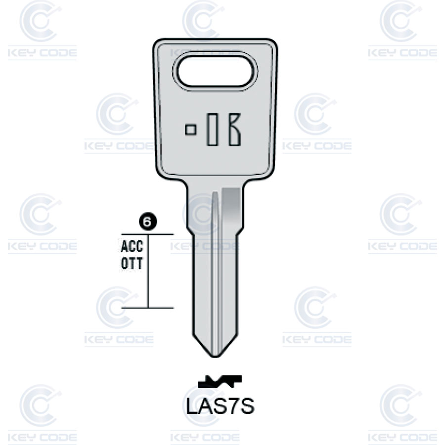 LLAVE KEYLINE LAS LAS7S (LS9R, LAS-6)