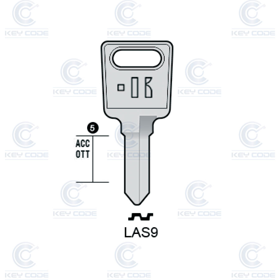 LLAVE KEYLINE LAS LAS9 (LS13, LAS-FH)