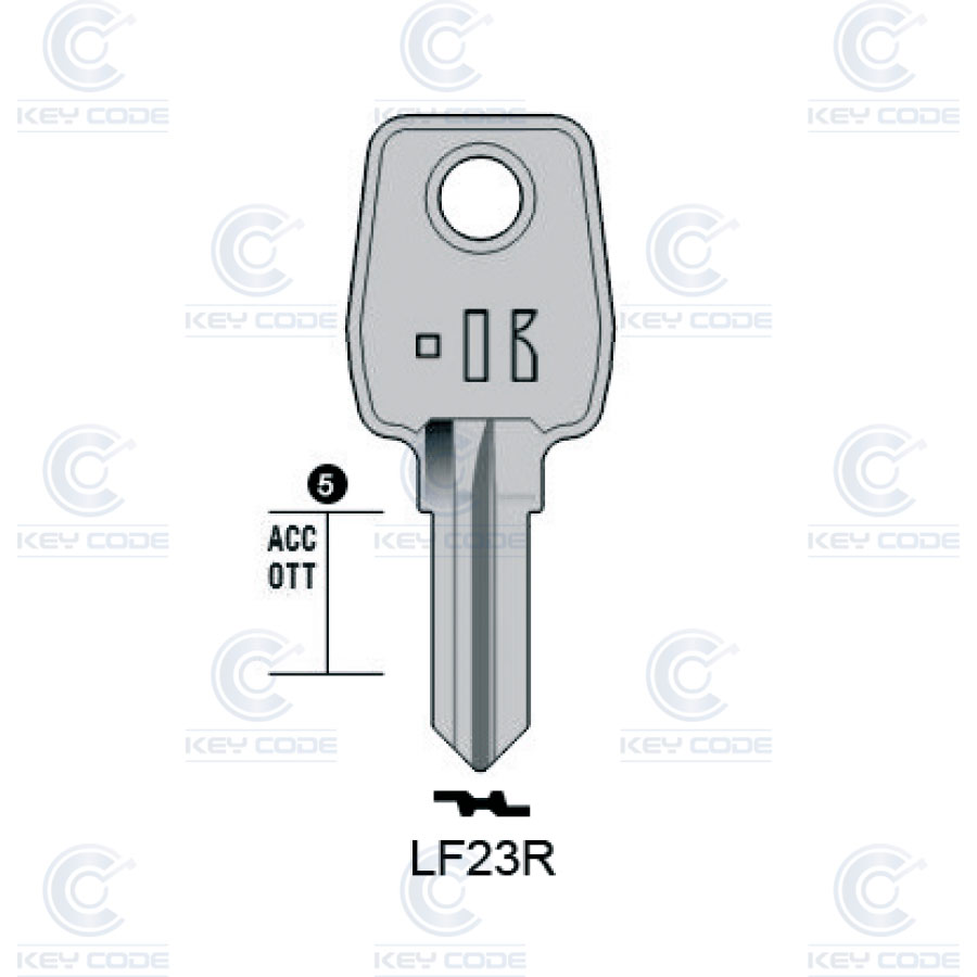 LLAVE KEYLINE LF23R (LF23R, LF-29D)