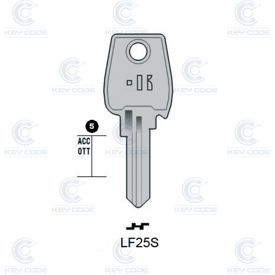 LLAVE KEYLINE LF25S (LF16R, LF-12)