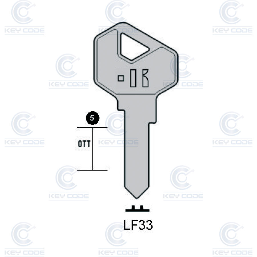 [KL-LF33] LLAVE KEYLINE LF33 (LF24, LF-25)