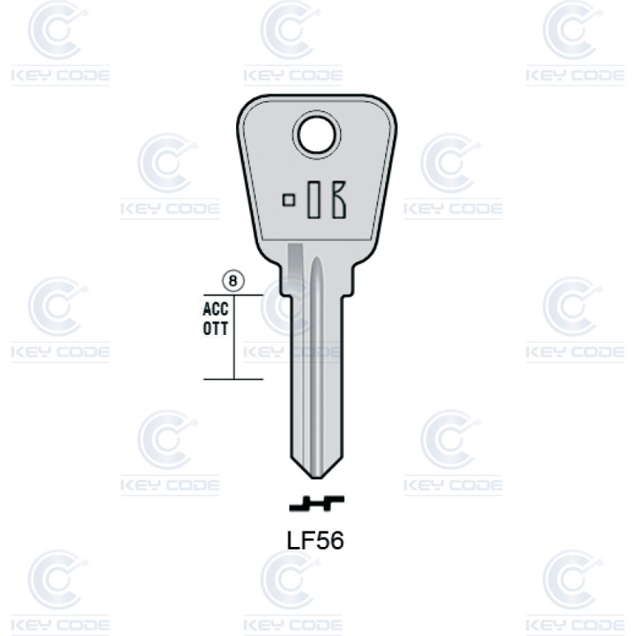 LLAVE KEYLINE LOWE & FLETCHER LF56 (LF56, LF-26)