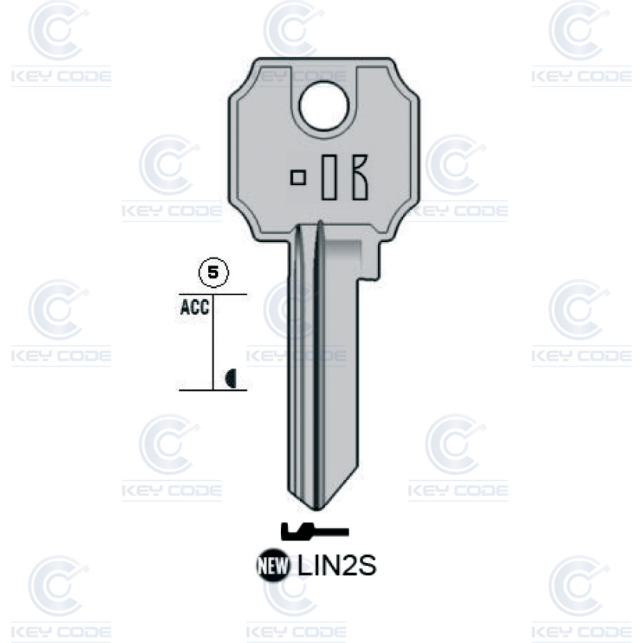CLÉ KEYLINE LIN2S (LC2R, LIN-3I)