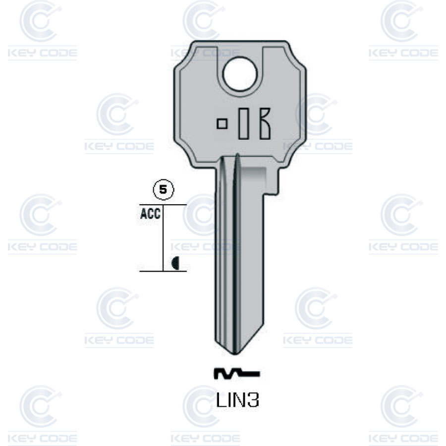 CLÉ KEYLINE LIN3 (LC11, LIN-15D)