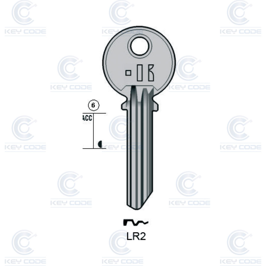 LLAVE KEYLINE LAPERCHE LR2 (LH10, LAP-3D)