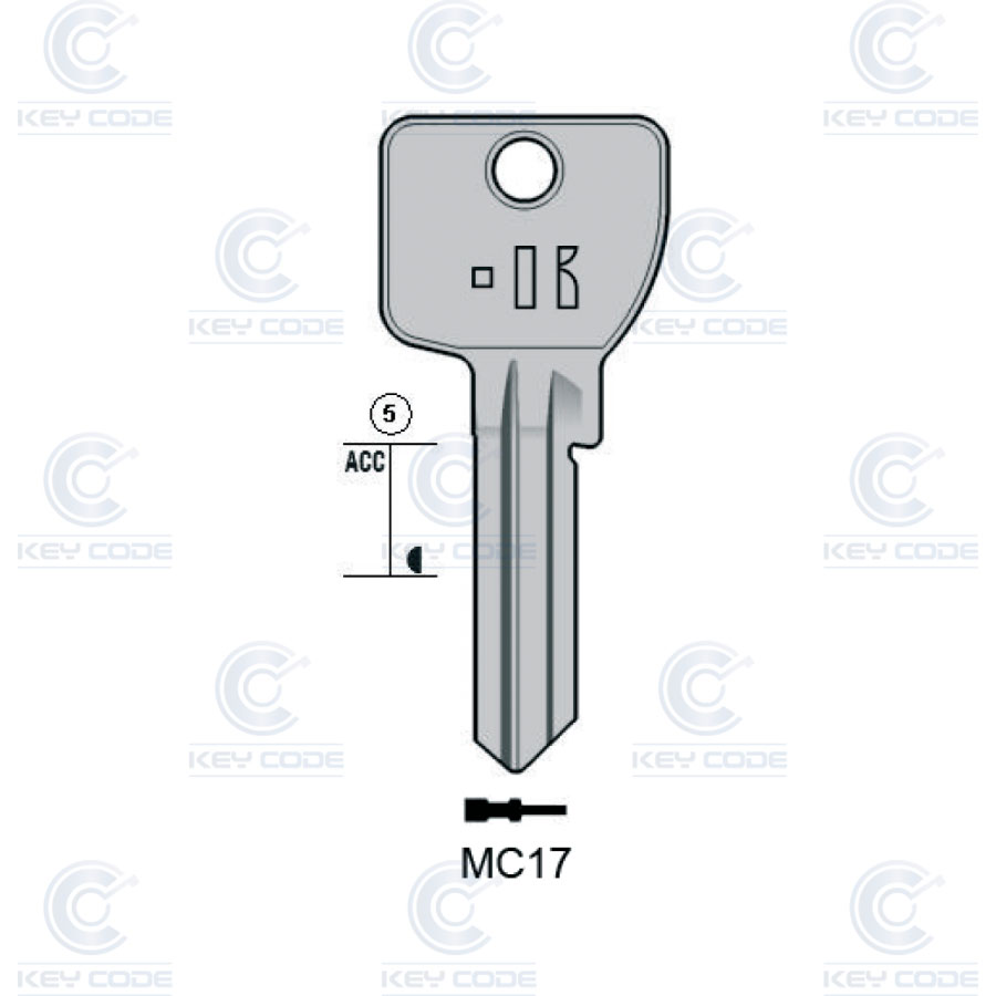 LLAVE KEYLINE MC17