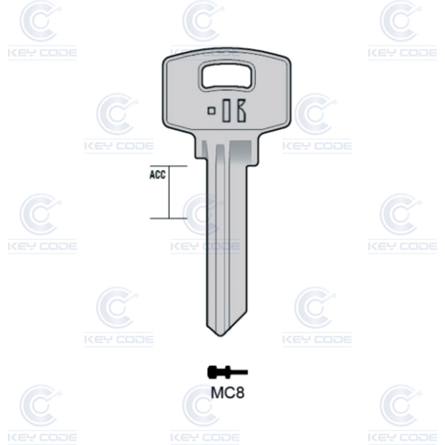 LLAVE UNIVERSAL KEYLINE UN5S-R (UL051E)