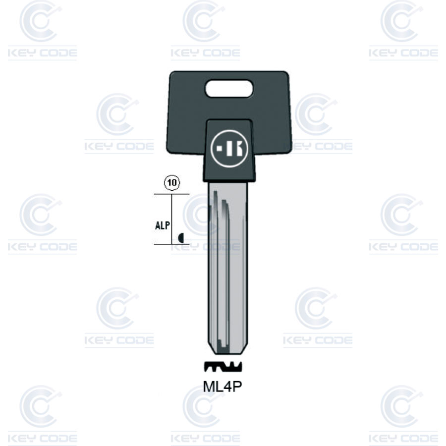 LLAVE KEYLINE ML4P (MTK4RP, MUL-T3P)
