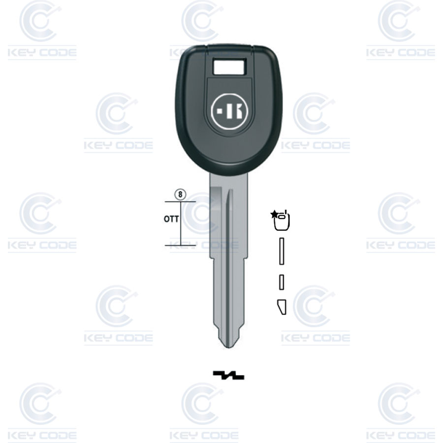 POD KEY KEYLINE MITSUBISHI MT8SB (MIT11R, MIT8D)