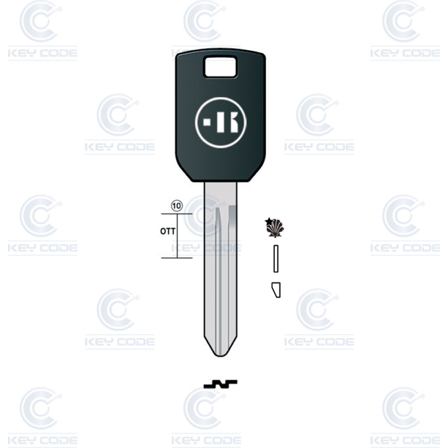 POD KEY NISSAN NS34J (NSN14, DAT-15P3) 