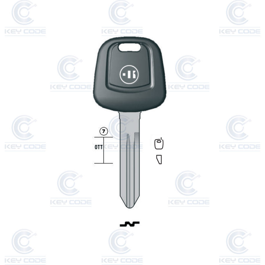 POD KEY NISSAN NS3 (NSN14, DAT-15P3)