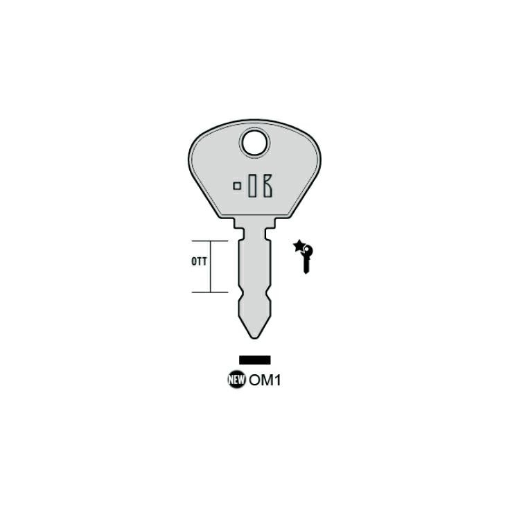 LLAVE KEYLINE IVECO OM1 (BH-4) 