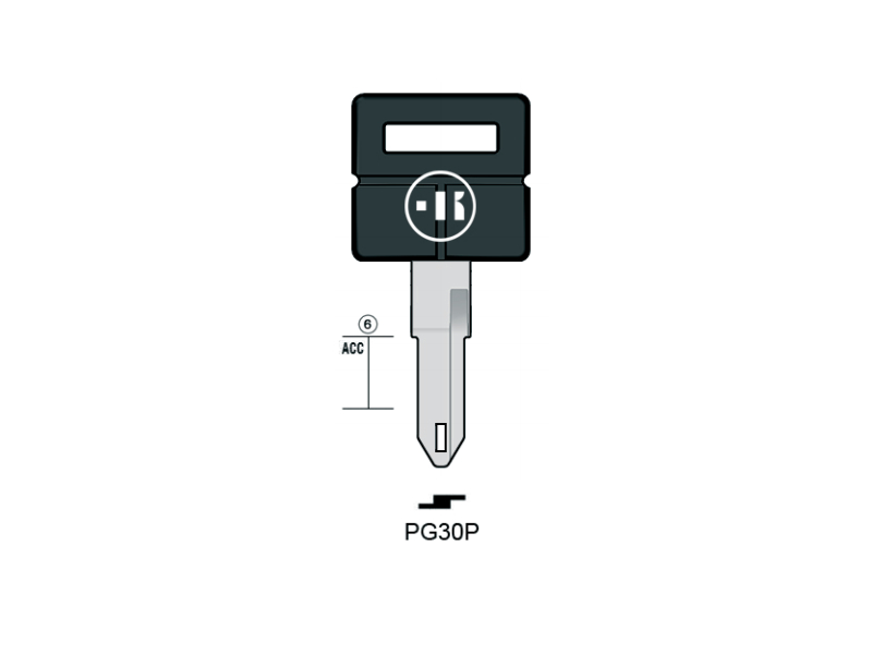 CLÉ KEYLINE PSA PG30P (NE55FP, NE-20P1)