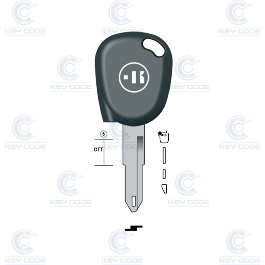 POD KEY KEYLINE RENAULT REN30 (NE72, 38P4)