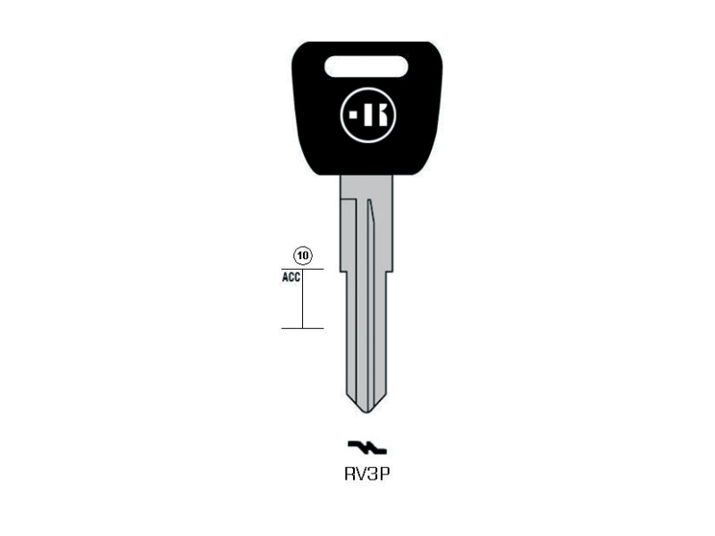 LLAVE KEYLINE HONDA, ROVER RV3P (NE71RDP, NE-35P2)