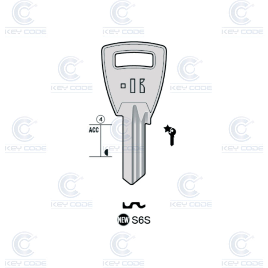 LLAVE KEYLINE S6S (SI6R) 